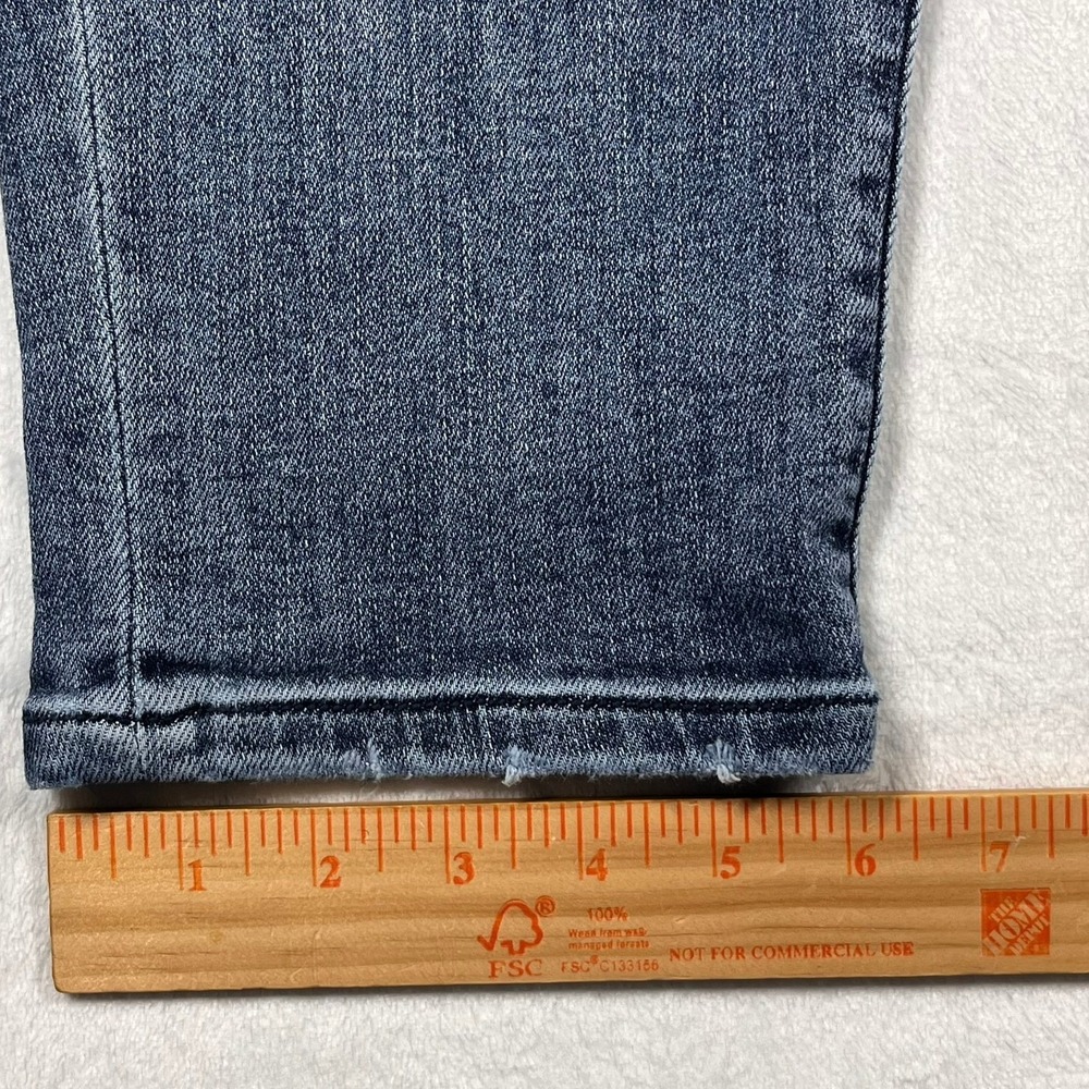 Judy Blue Boyfriend Jeans Womens 9/29 (Fits 30x29) Blue Distressed Relaxed - Picture 12 of 16
